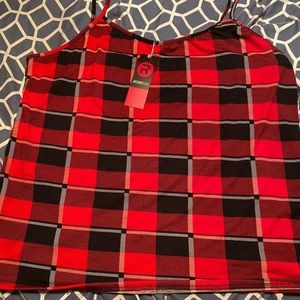 Shein plaid tank top